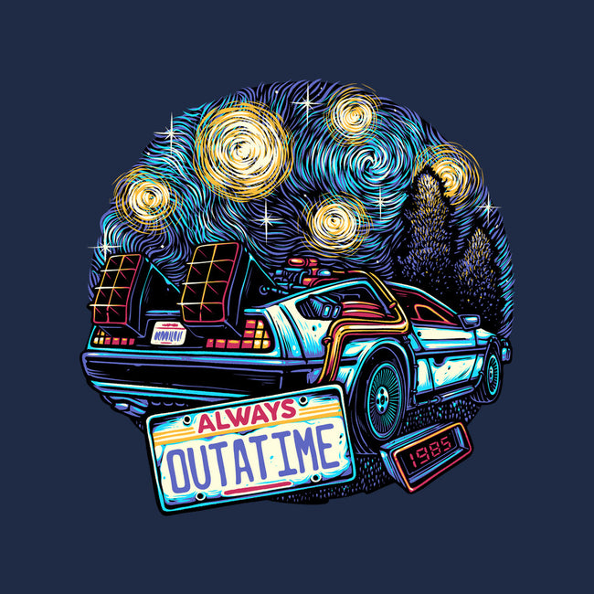 Always Outatime-None-Glossy-Sticker-glitchygorilla