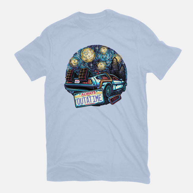 Always Outatime-Womens-Fitted-Tee-glitchygorilla