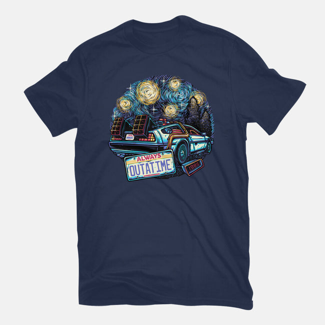 Always Outatime-Mens-Heavyweight-Tee-glitchygorilla