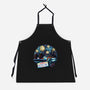 Always Outatime-Unisex-Kitchen-Apron-glitchygorilla