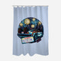 Always Outatime-None-Polyester-Shower Curtain-glitchygorilla