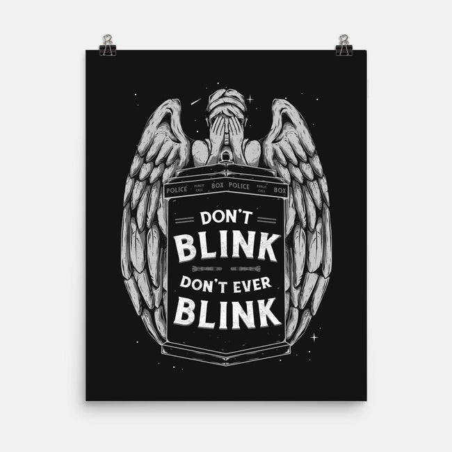 Don't Ever Blink-None-Matte-Poster-yumie