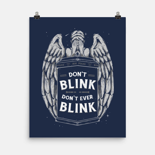 Don't Ever Blink-None-Matte-Poster-yumie