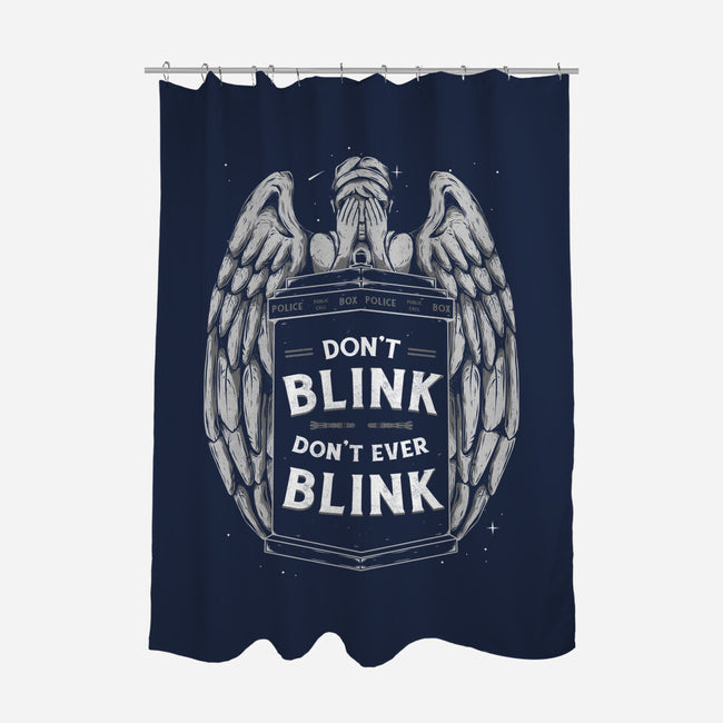 Don't Ever Blink-None-Polyester-Shower Curtain-yumie