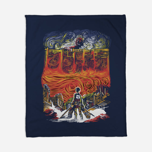 Starry Titan-None-Fleece-Blanket-zascanauta