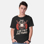 Raccoon Garbage Chaos-Mens-Basic-Tee-Studio Mootant