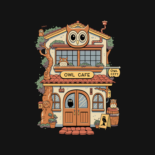 Owl Cafe-None-Glossy-Sticker-vp021