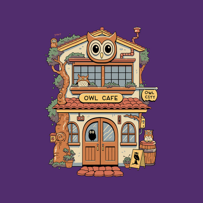 Owl Cafe-Unisex-Crew Neck-Sweatshirt-vp021