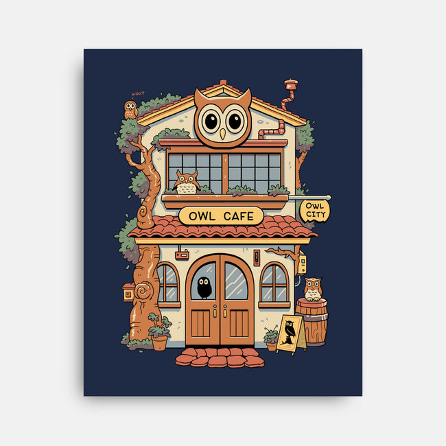 Owl Cafe-None-Stretched-Canvas-vp021