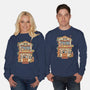 Owl Cafe-Unisex-Crew Neck-Sweatshirt-vp021