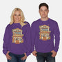 Owl Cafe-Unisex-Crew Neck-Sweatshirt-vp021