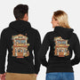 Owl Cafe-Unisex-Zip-Up-Sweatshirt-vp021