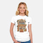 Owl Cafe-Womens-Fitted-Tee-vp021