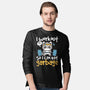 Raccoon Workout-Mens-Long Sleeved-Tee-NemiMakeit