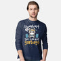 Raccoon Workout-Mens-Long Sleeved-Tee-NemiMakeit