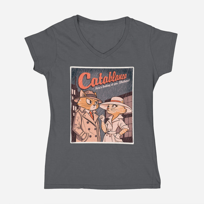 Catablanca-Womens-V-Neck-Tee-P1yu5h