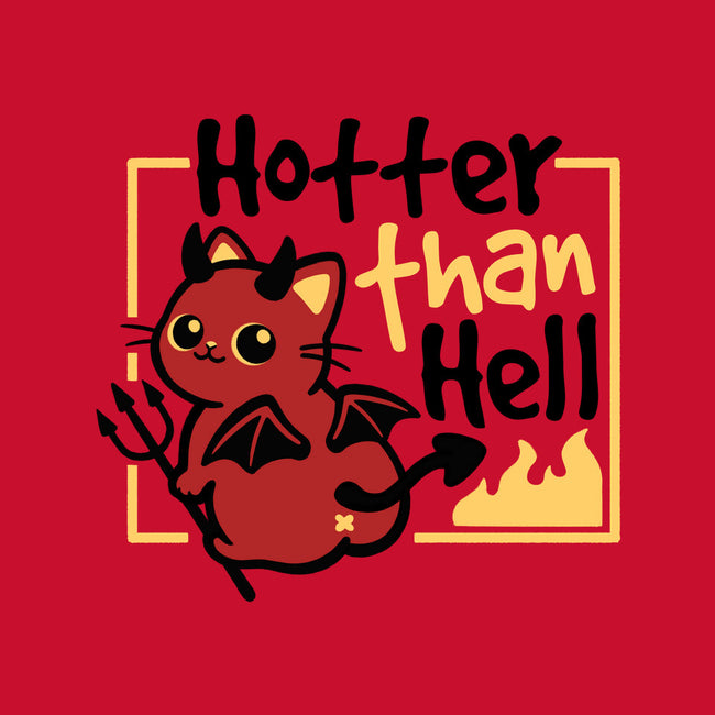 Cat Hotter Than Hell-Unisex-Basic-Tank-NemiMakeit