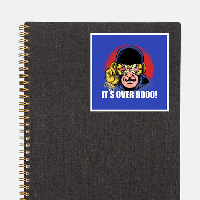 Phoenix It's Over 9000-None-Glossy-Sticker-zascanauta