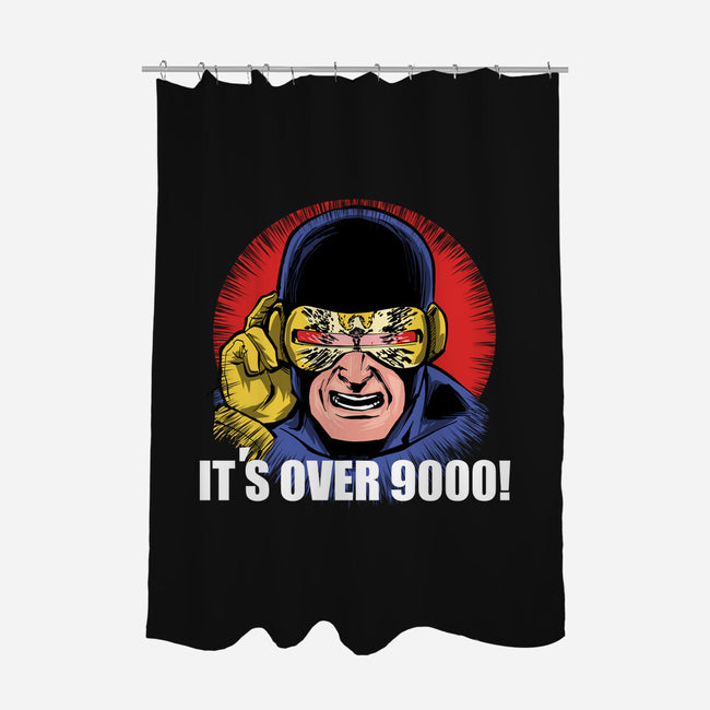 Phoenix It's Over 9000-None-Polyester-Shower Curtain-zascanauta