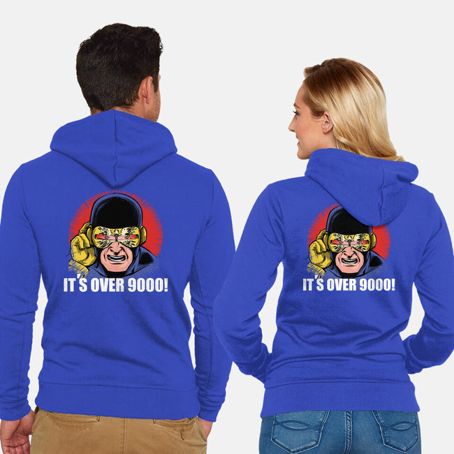 Phoenix It's Over 9000-Unisex-Zip-Up-Sweatshirt-zascanauta