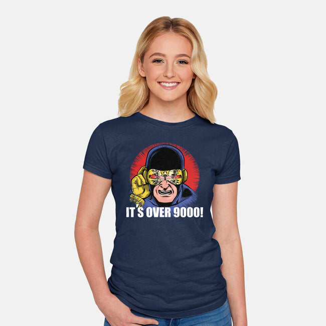 Phoenix It's Over 9000-Womens-Fitted-Tee-zascanauta