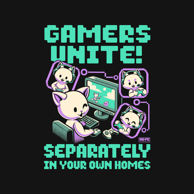 Gamers United-None-Fleece-Blanket-worlddominationforcats