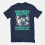 Gamers United-Womens-Fitted-Tee-worlddominationforcats