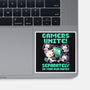 Gamers United-None-Glossy-Sticker-worlddominationforcats