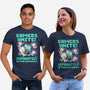 Gamers United-Unisex-Basic-Tee-worlddominationforcats