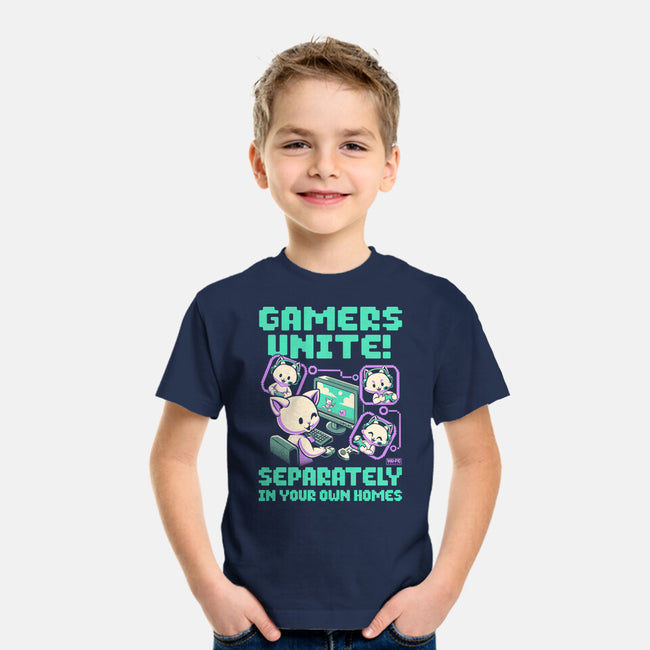 Gamers United-Youth-Basic-Tee-worlddominationforcats