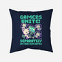 Gamers United-None-Removable Cover w Insert-Throw Pillow-worlddominationforcats