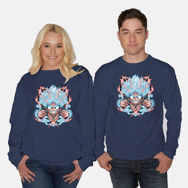 The Great Awakening-Unisex-Crew Neck-Sweatshirt-glitchygorilla