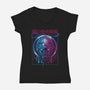 Alphonse Mecha-Womens-V-Neck-Tee-silentOp