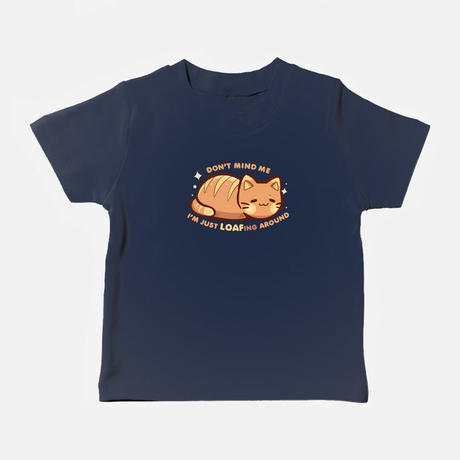 LOAFing Around Cat-Baby-Basic-Tee-TechraNova