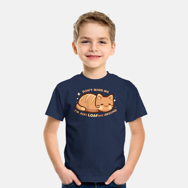 LOAFing Around Cat-Youth-Basic-Tee-TechraNova