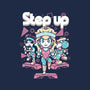 Step Up Peach-Unisex-Zip-Up-Sweatshirt-Sketchdemao