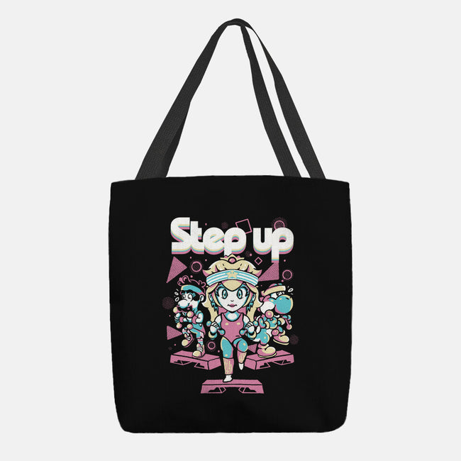 Step Up Peach-None-Basic Tote-Bag-Sketchdemao