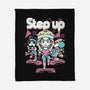 Step Up Peach-None-Fleece-Blanket-Sketchdemao