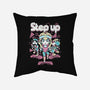 Step Up Peach-None-Removable Cover w Insert-Throw Pillow-Sketchdemao