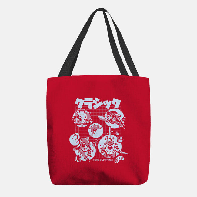 Good Old Games 01-None-Basic Tote-Bag-Sketchdemao