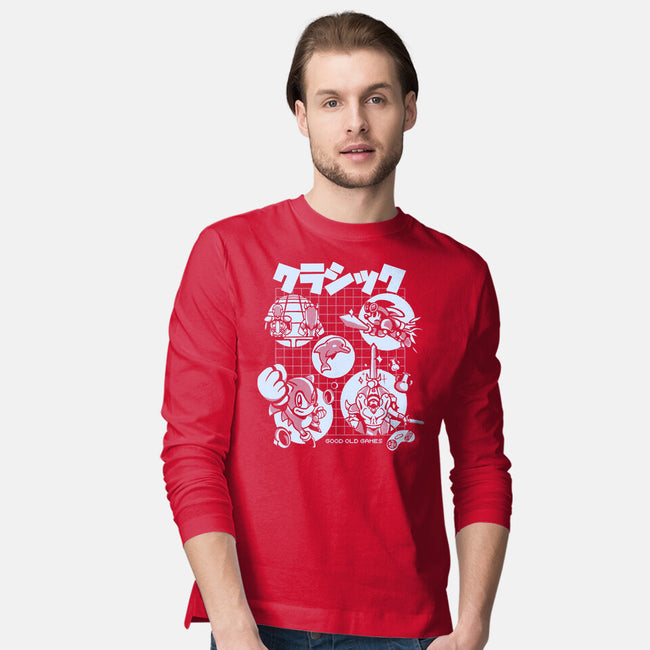 Good Old Games 01-Mens-Long Sleeved-Tee-Sketchdemao