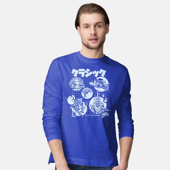 Good Old Games 01-Mens-Long Sleeved-Tee-Sketchdemao