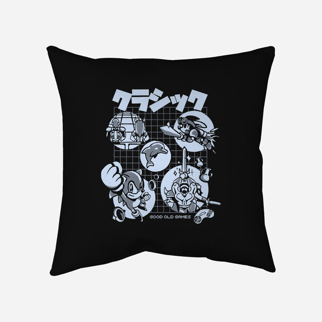 Good Old Games 01-None-Removable Cover w Insert-Throw Pillow-Sketchdemao