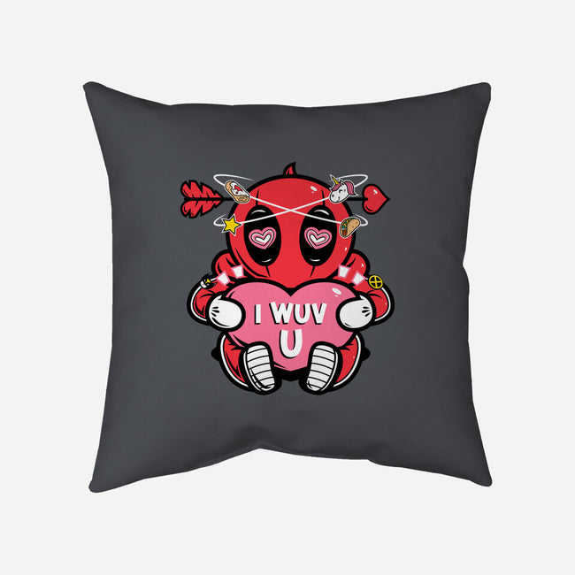 I Wuv You-None-Removable Cover w Insert-Throw Pillow-krisren28