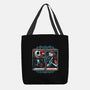 Skeleton Romance-None-Basic Tote-Bag-glitchygorilla