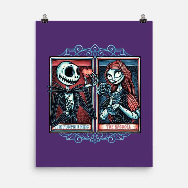 Skeleton Romance-None-Matte-Poster-glitchygorilla