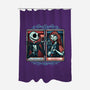 Skeleton Romance-None-Polyester-Shower Curtain-glitchygorilla