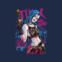 Blue Hair Was Here-None-Glossy-Sticker-Nihon Bunka