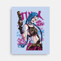 Blue Hair Was Here-None-Stretched-Canvas-Nihon Bunka