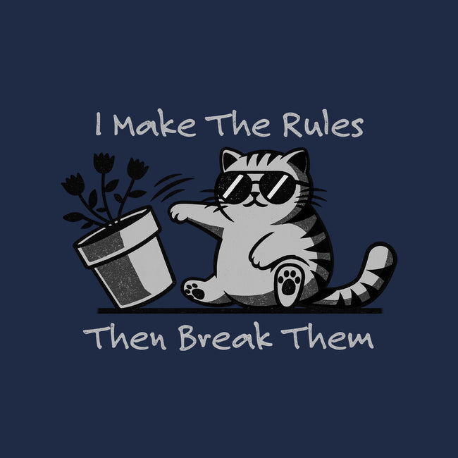 I Make The Rules-None-Removable Cover w Insert-Throw Pillow-Herk Up Tees